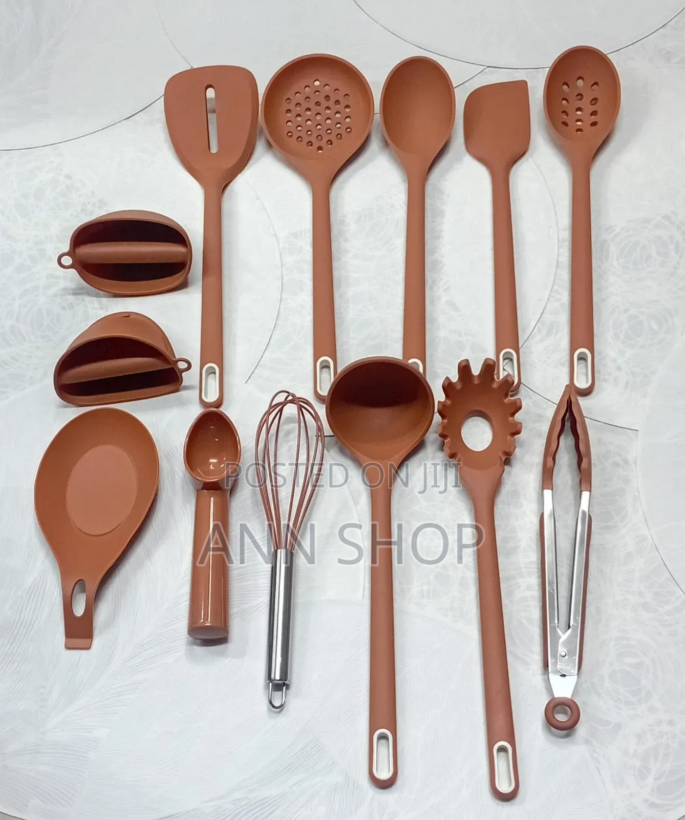 14 Pieces Silicon Spoons