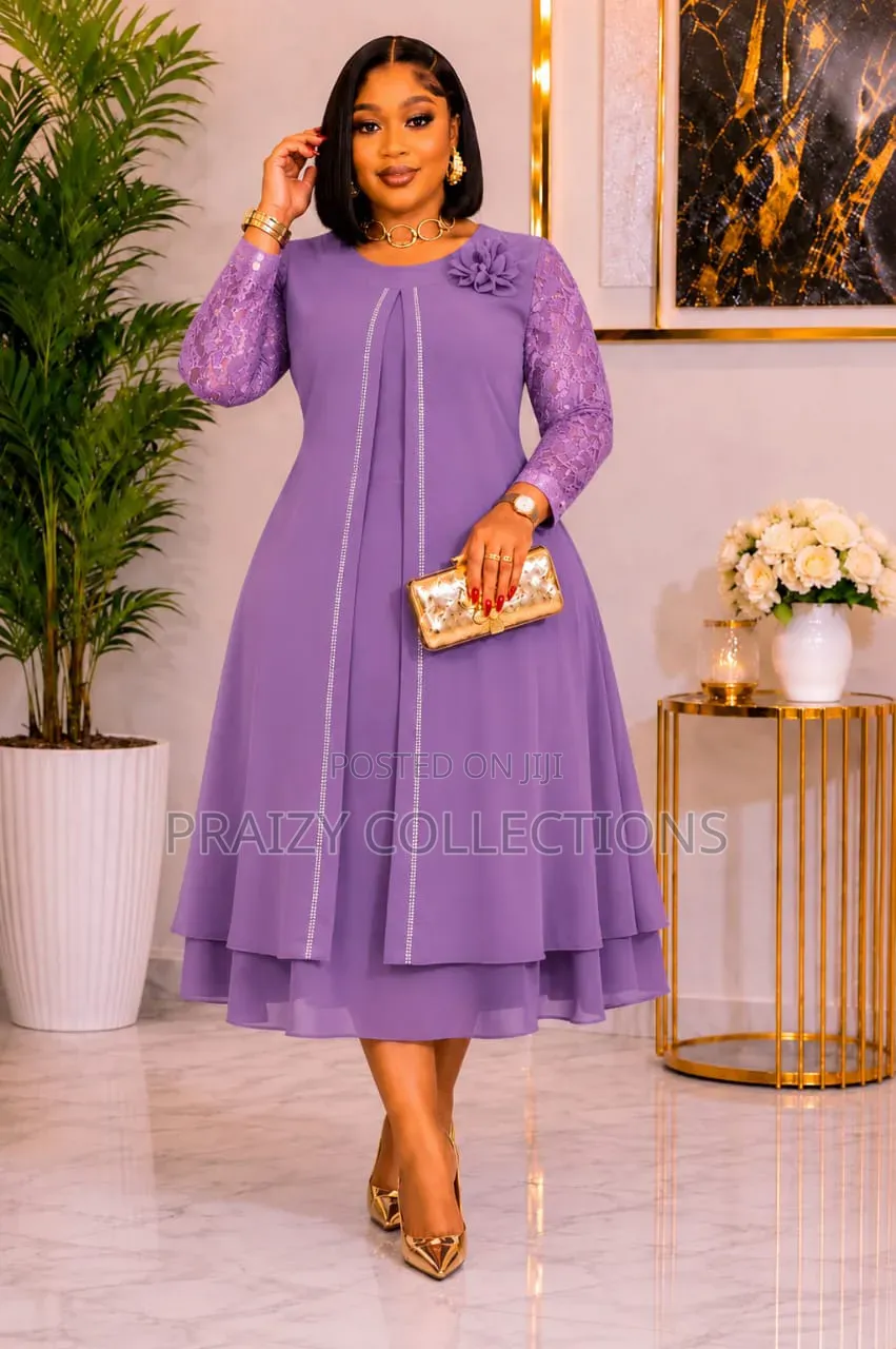 Crissy Moran Premium Chiffon Dress – Elegant Timeless