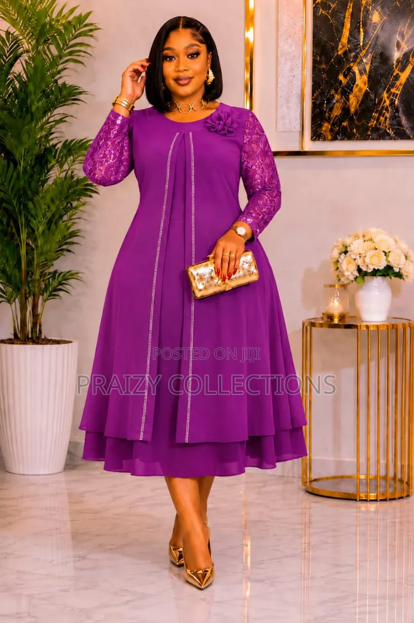 Crissy Moran Premium Chiffon Dress – Elegant Timeless