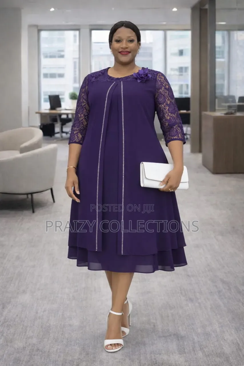Crissy Moran Premium Chiffon Dress – Elegant Timeless