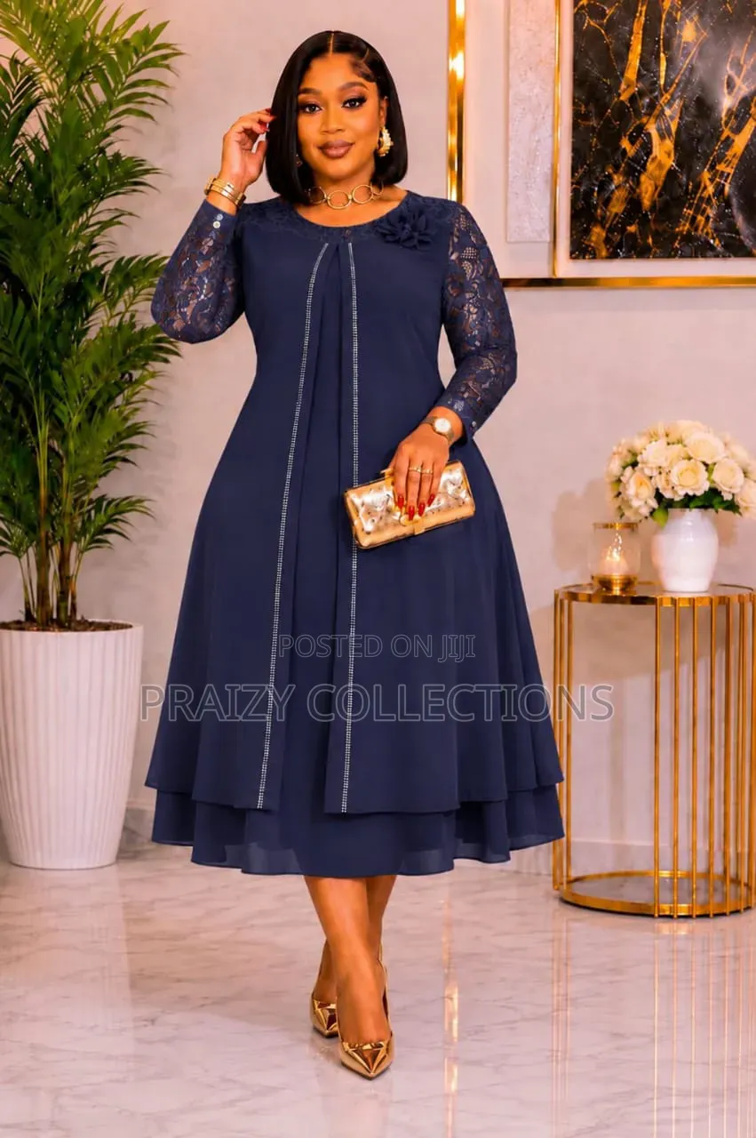 Crissy Moran Premium Chiffon Dress – Elegant Timeless