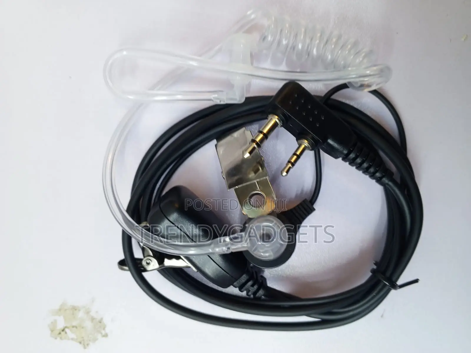 Fbi Style Surveillance Earpiece With Ptt Microphone