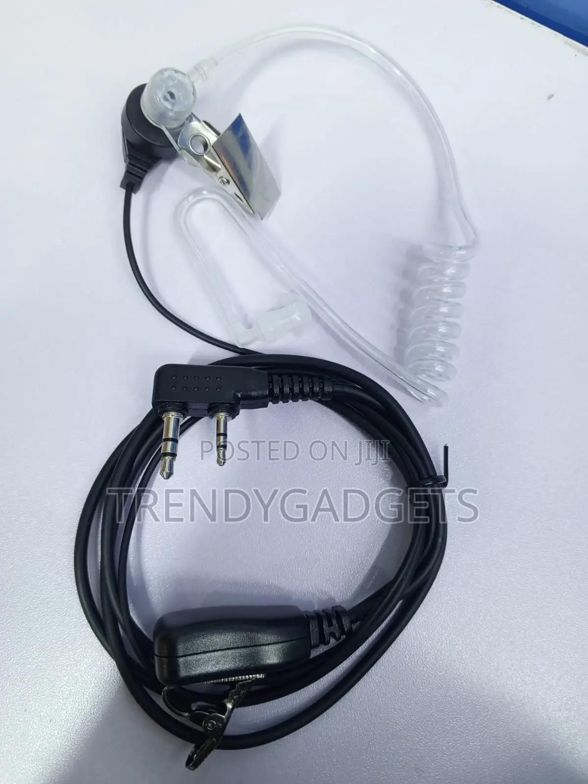 Fbi Style Surveillance Earpiece With Ptt Microphone