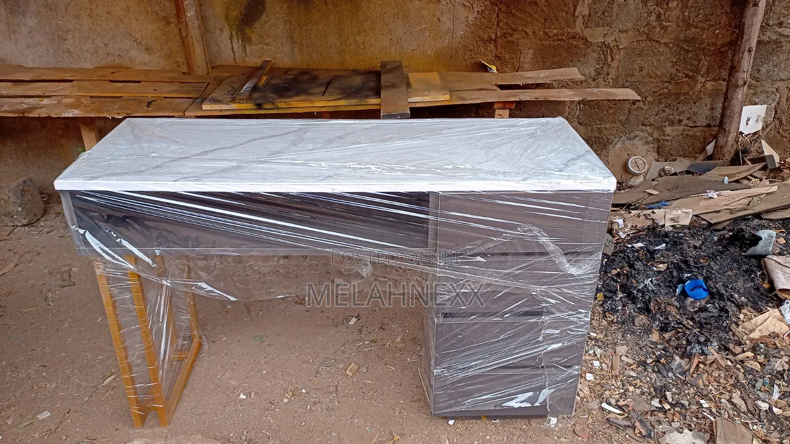 Marble Top Manicure Table