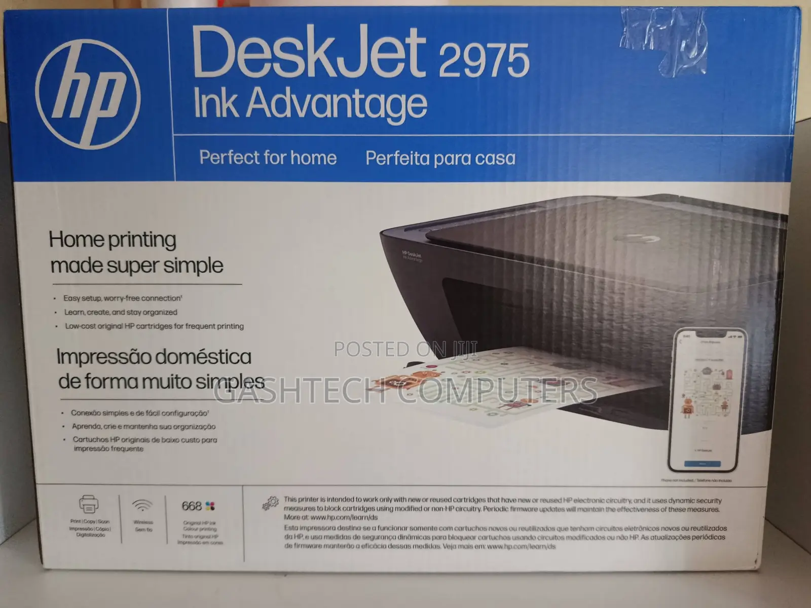 Hp Deskjet 2975 Wireless Printer
