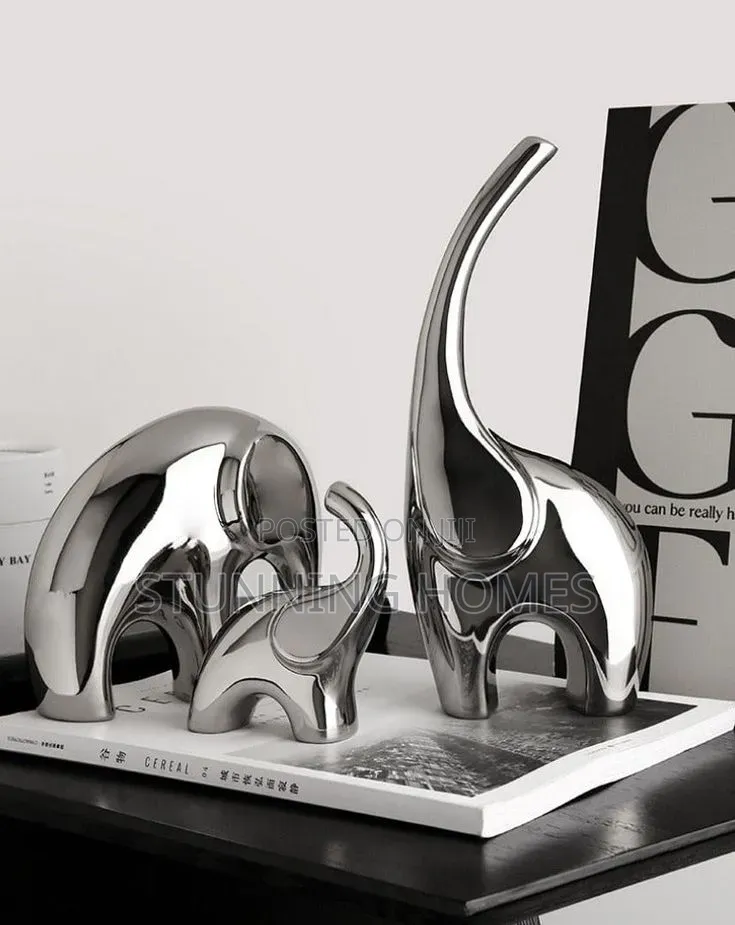 Luxurious 3 Piece Elephant Decor
