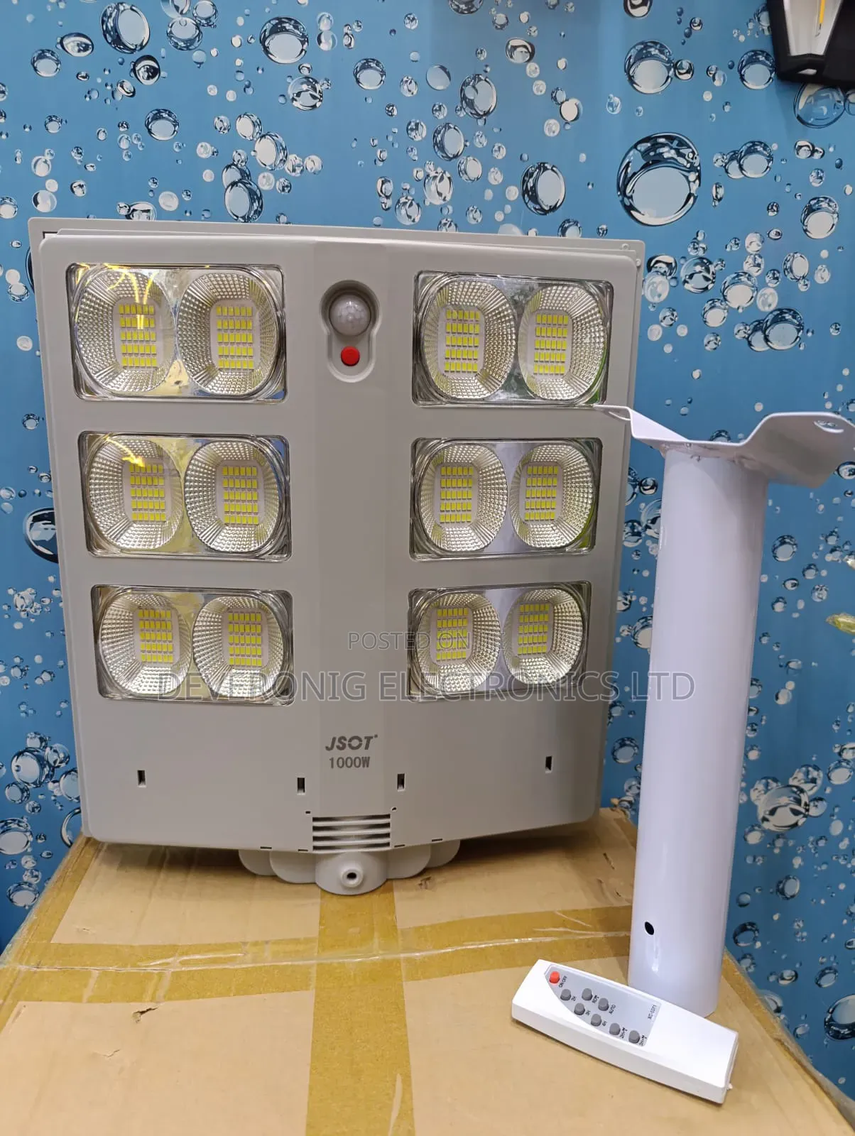 *1000w Grey Solar Street Light + Pole*=