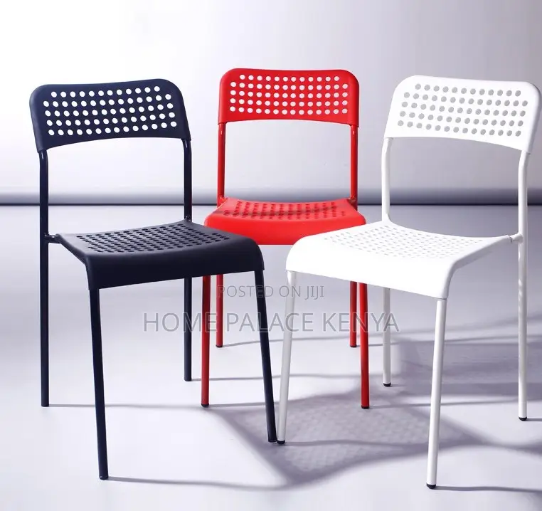 Home Chair: Metal Legs Dining Chair With Durable Powder-Coated Finish
