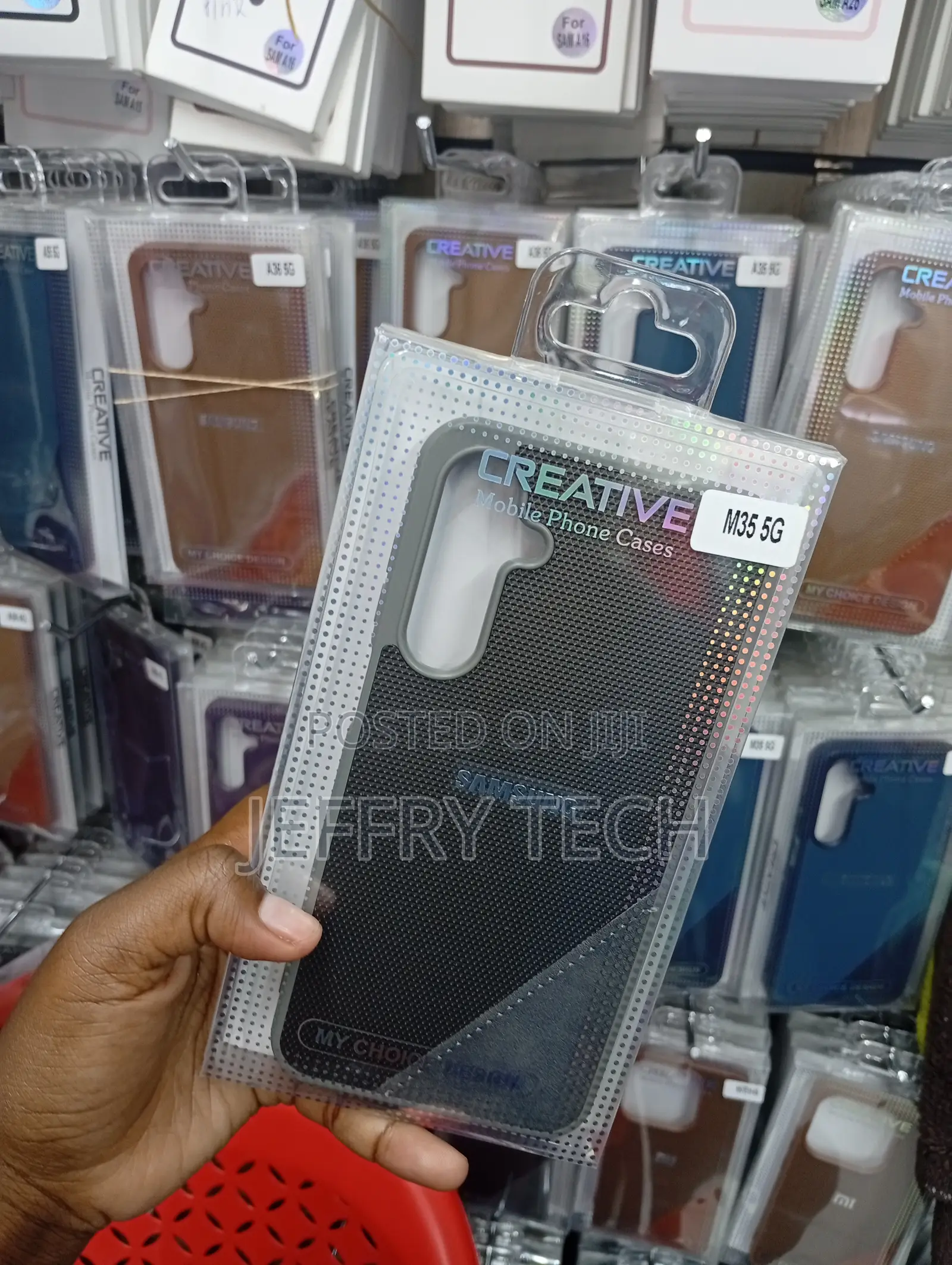 Samsung Galaxy M35 Smooth Leatherette Corner Finish Case