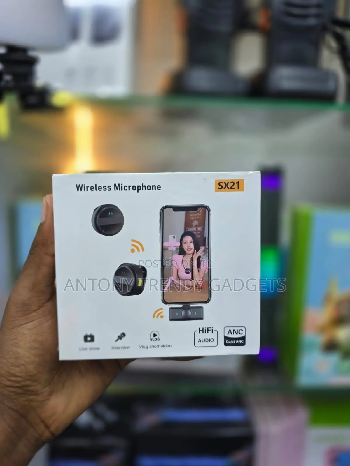 Sx21 Professional Wireless Microphone With Anc Technology