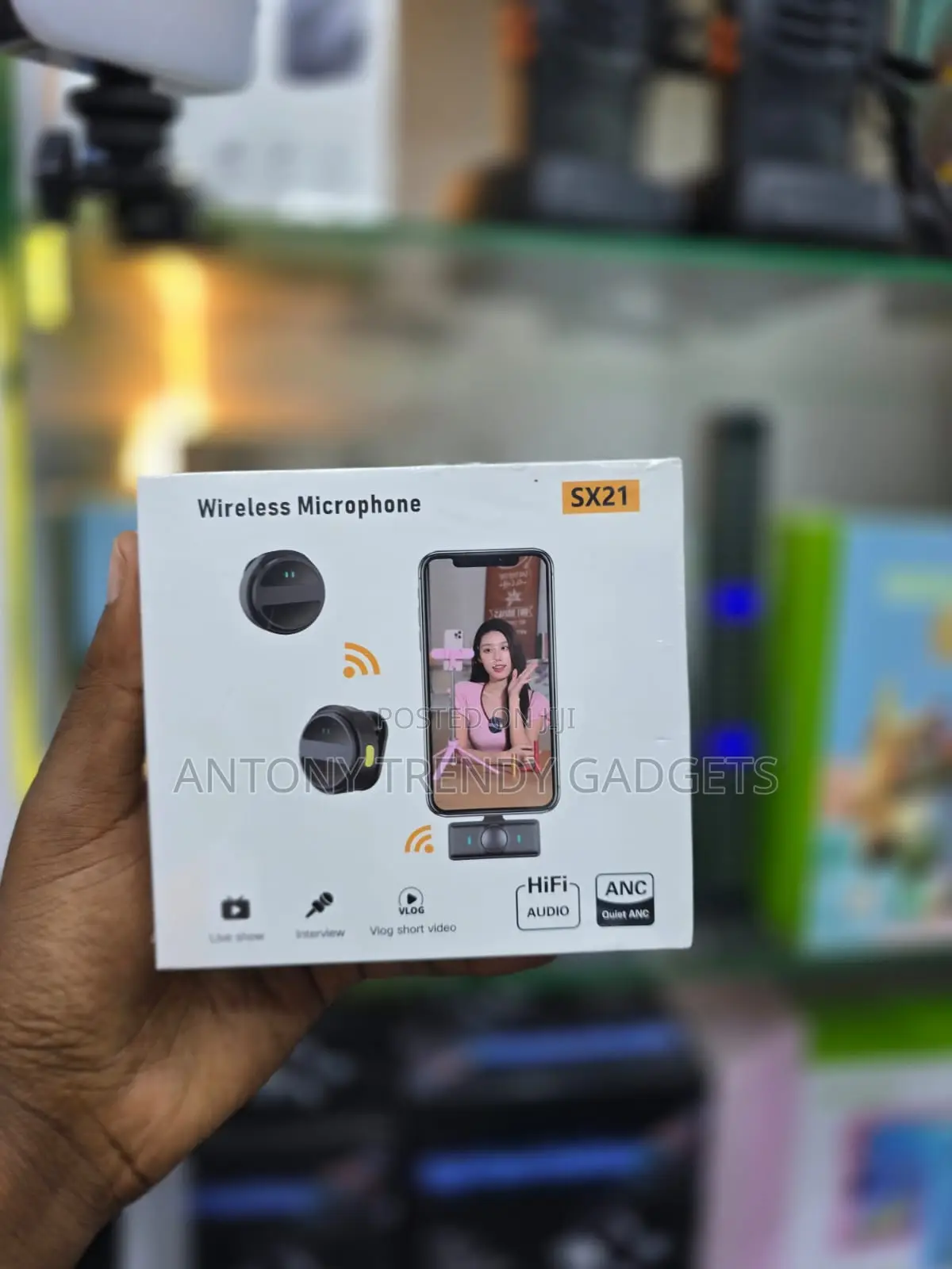 Sx21 Professional Wireless Microphone With Anc Technology
