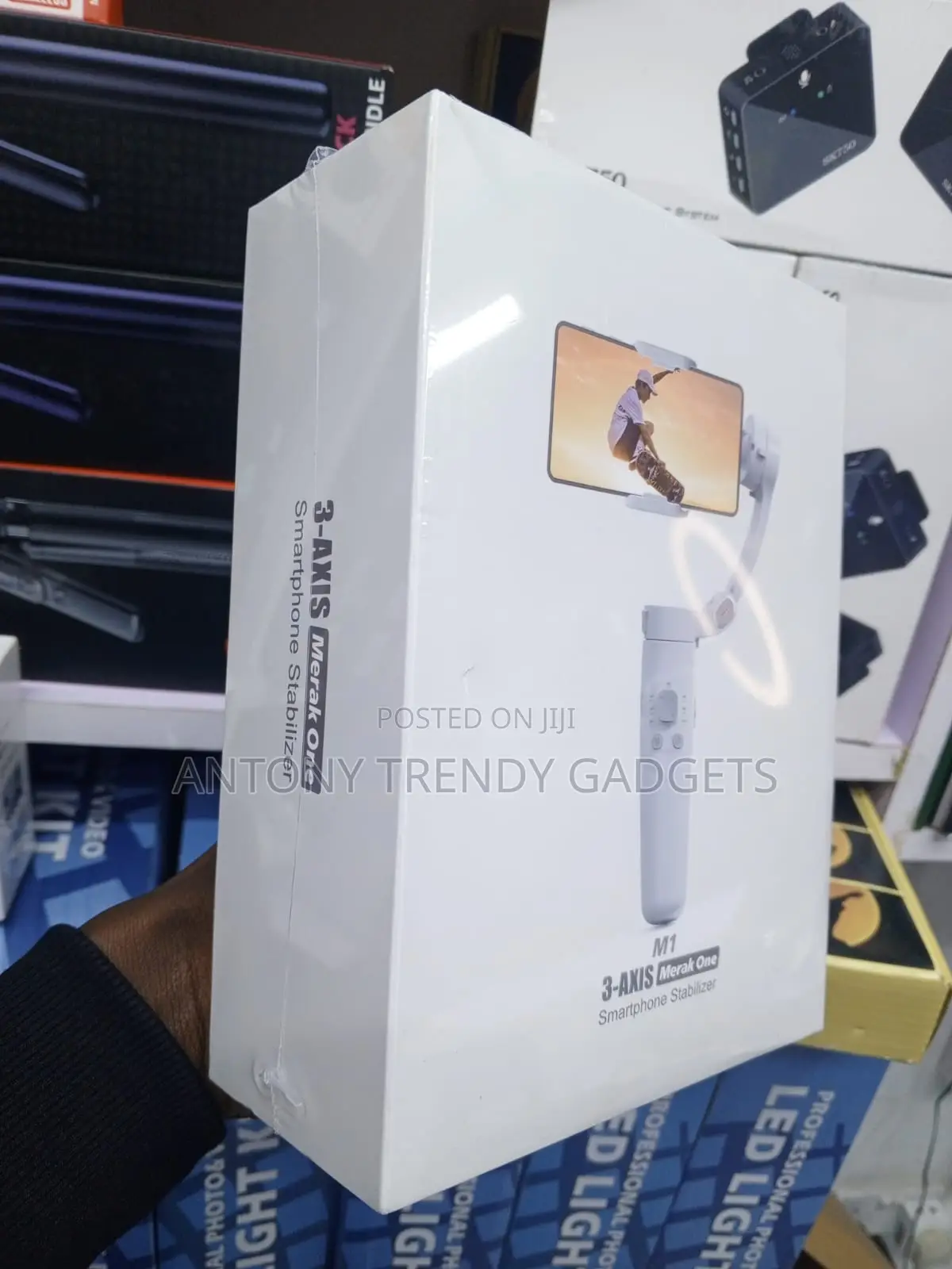 M1 3-Axis Smartphone Gimbal Stabilizer Foldable Handheld