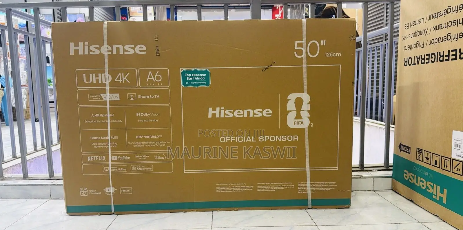 Hisense A650”Smart TV -50a6qken