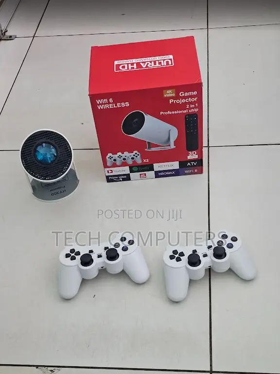 Smart Android Projector for Gaming Movies and Home Theater