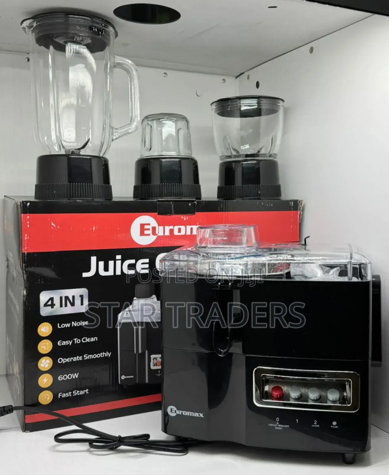 Euromax 4 in 1 Food Processor 600w