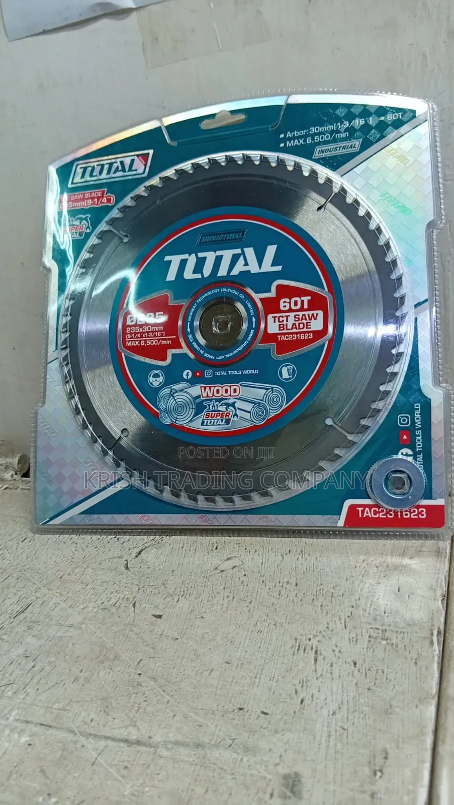 Total Saw Blade 235mm (9-1/4") – Industrial Grade