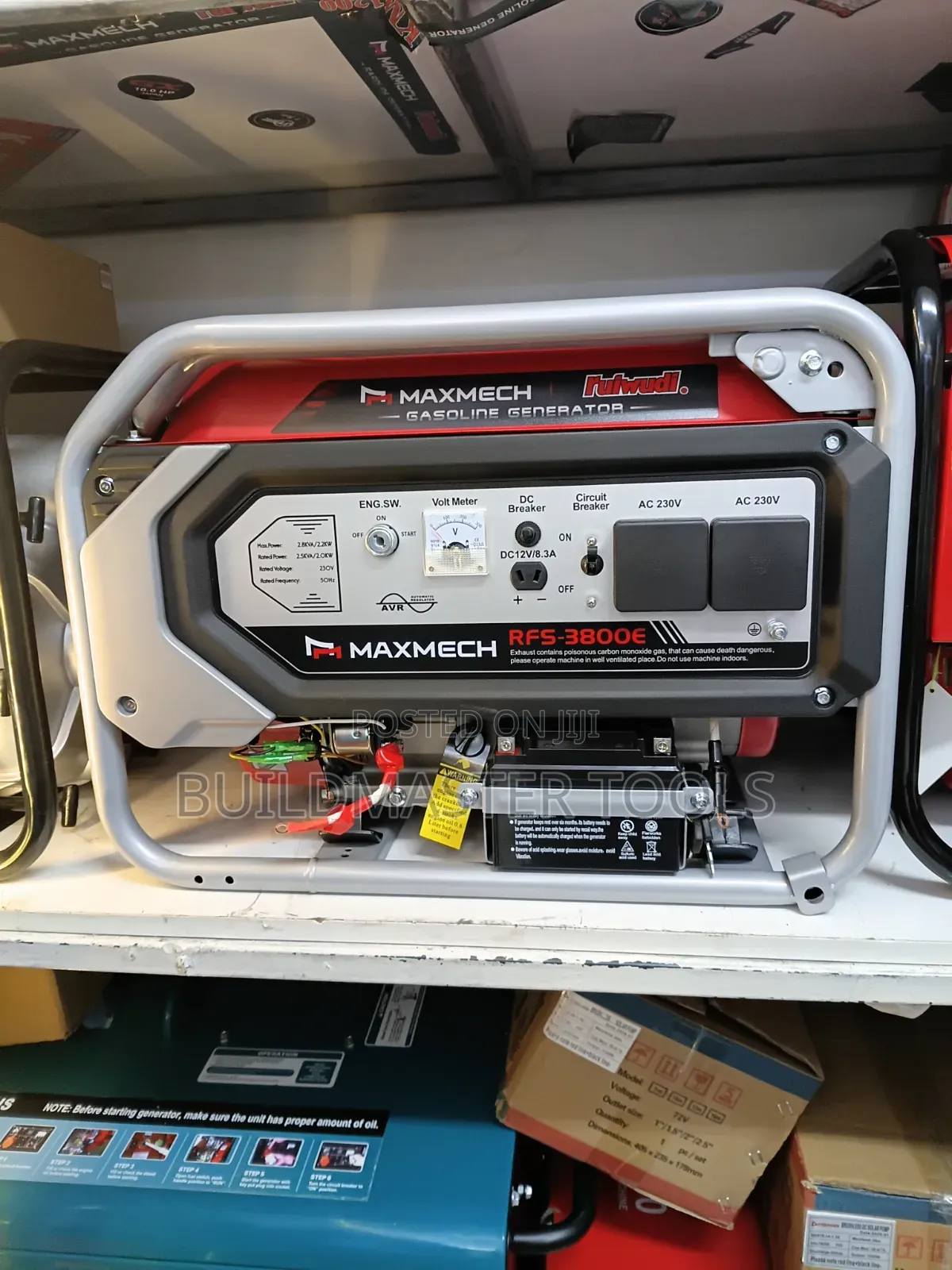 Maxmech RFS-3800e Gasoline Generator