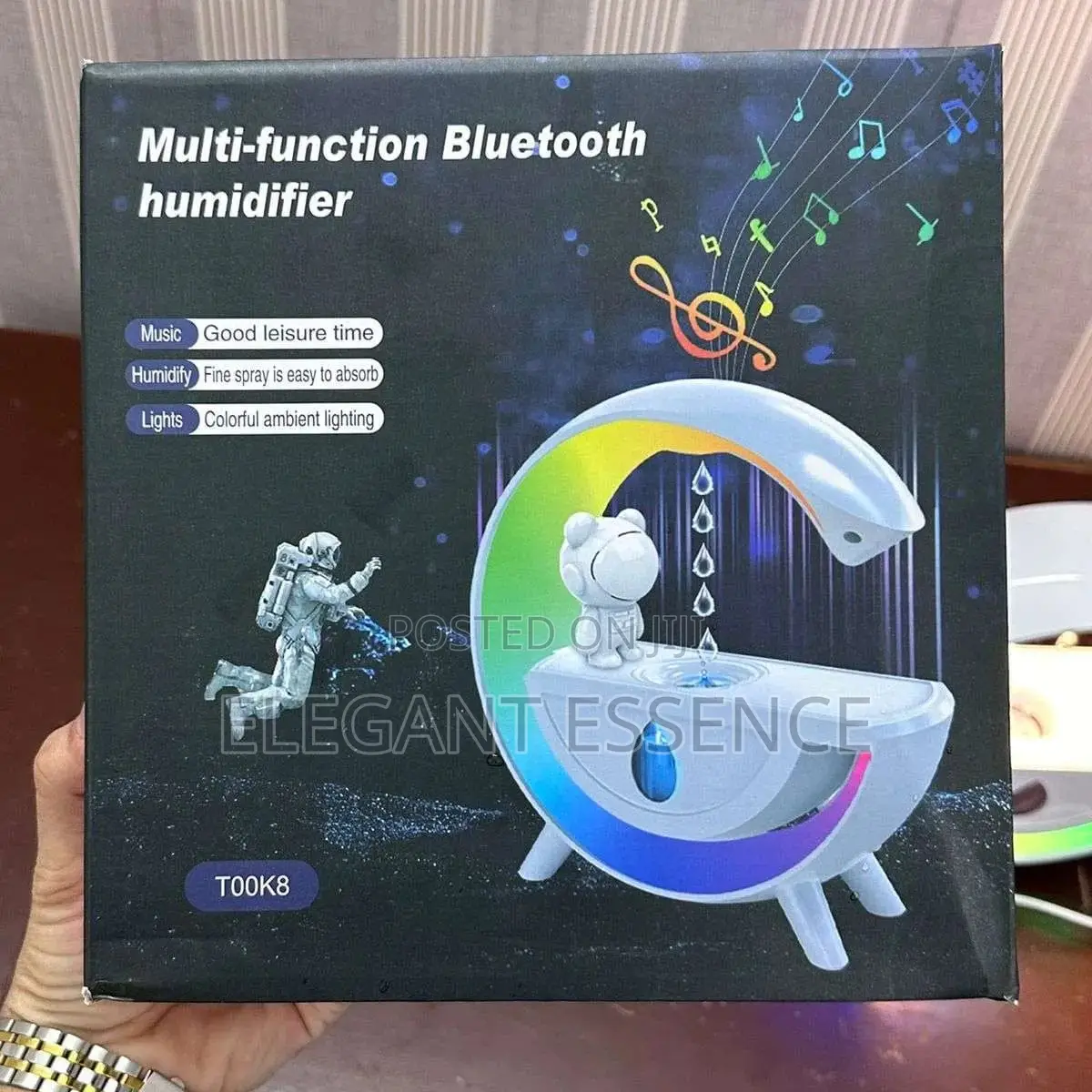 Multicolour Lights Multifunction Bluetooth Speaker And Humidifier