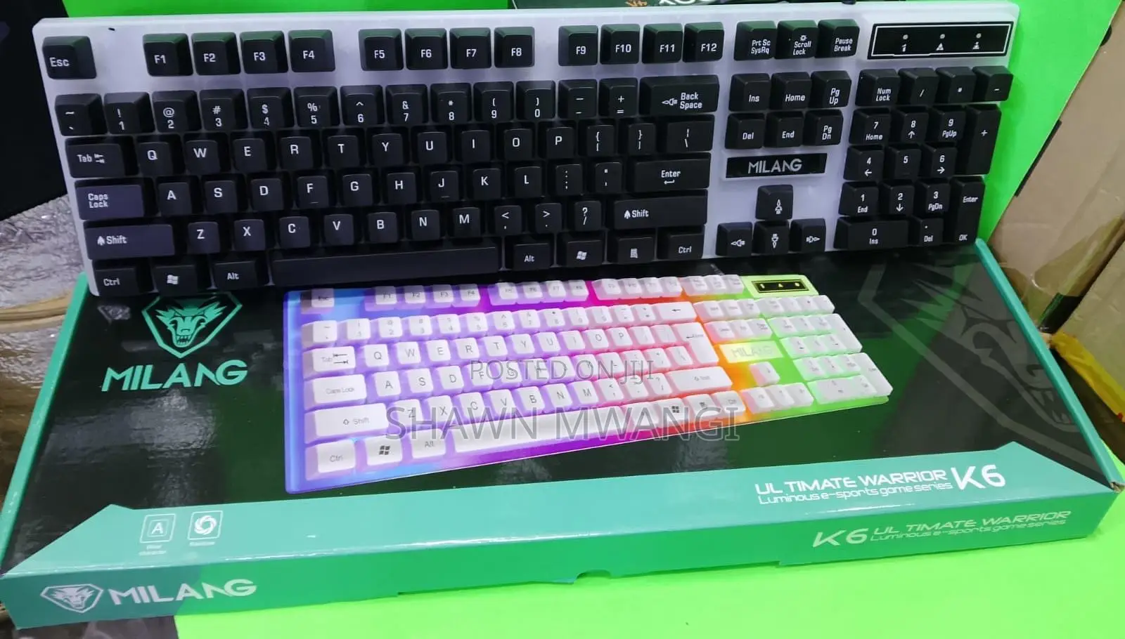 Backlit Gaming Keyboard Both Wired