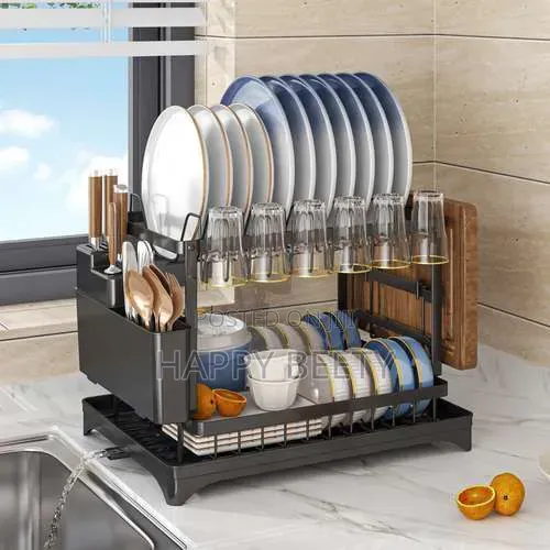 *Quality Carbon 2tier Dishrack*