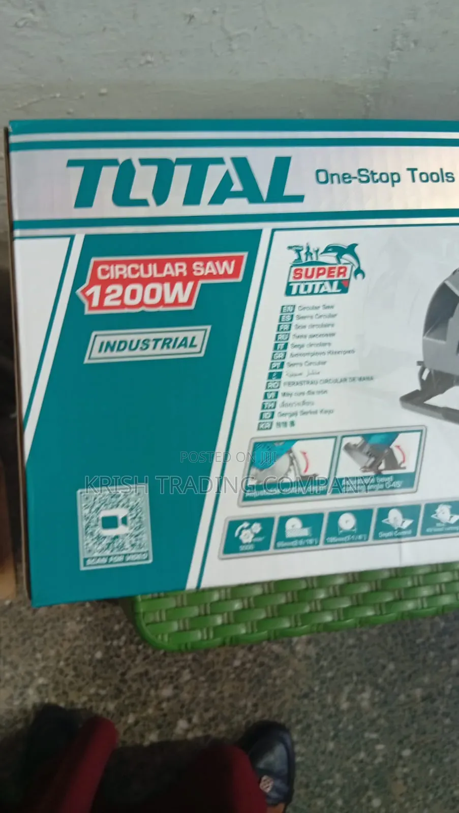 Total 1200w Industrial Circular Saw