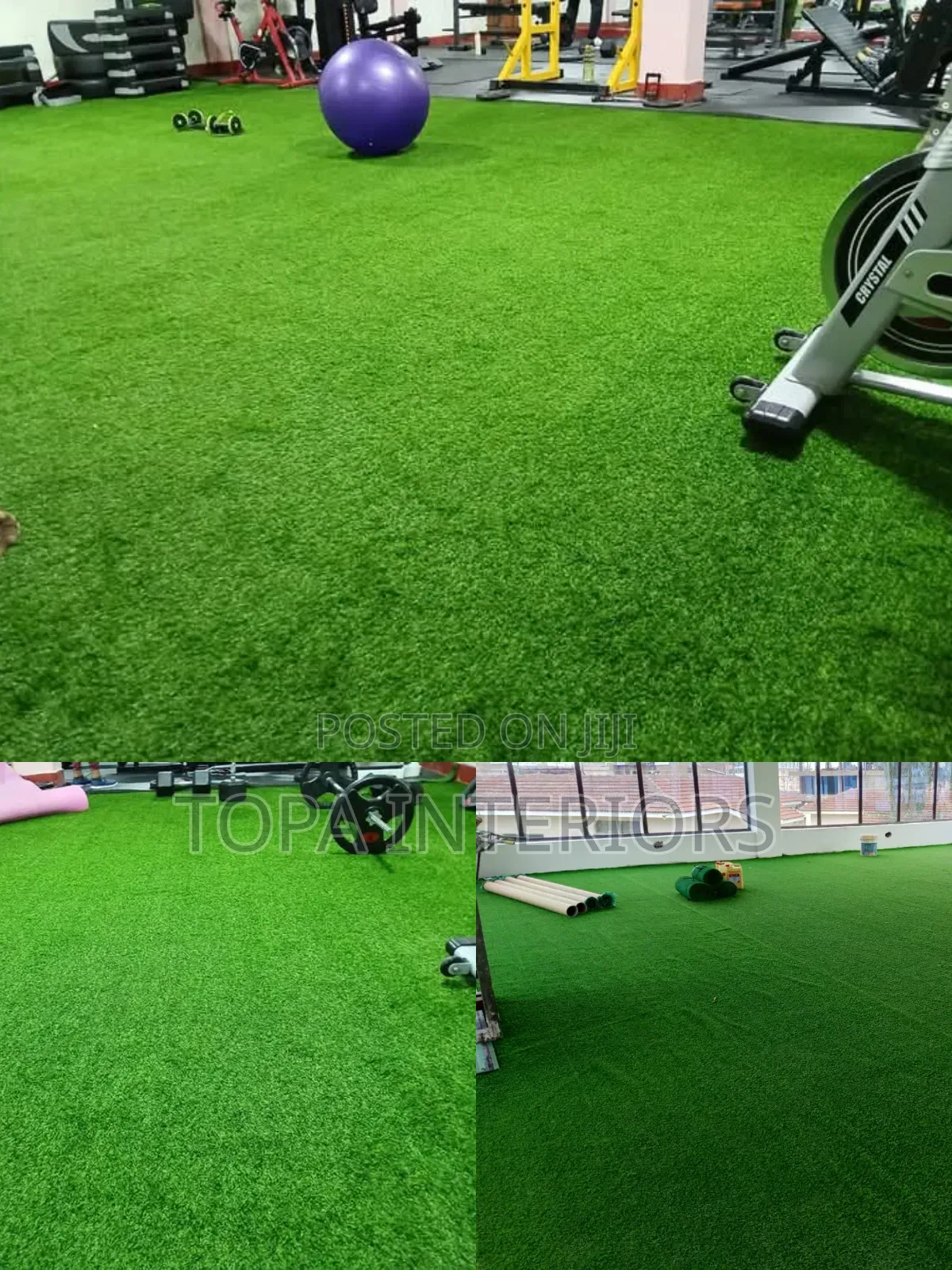 Soft Fluffy Artificial Gym Mats for Gym Hall Flooring