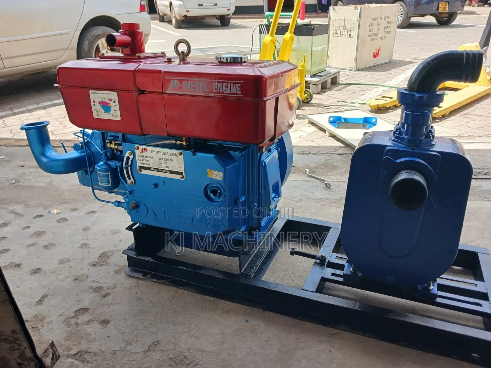 Jd 22hp Diesel Highpressure Water Pump.
