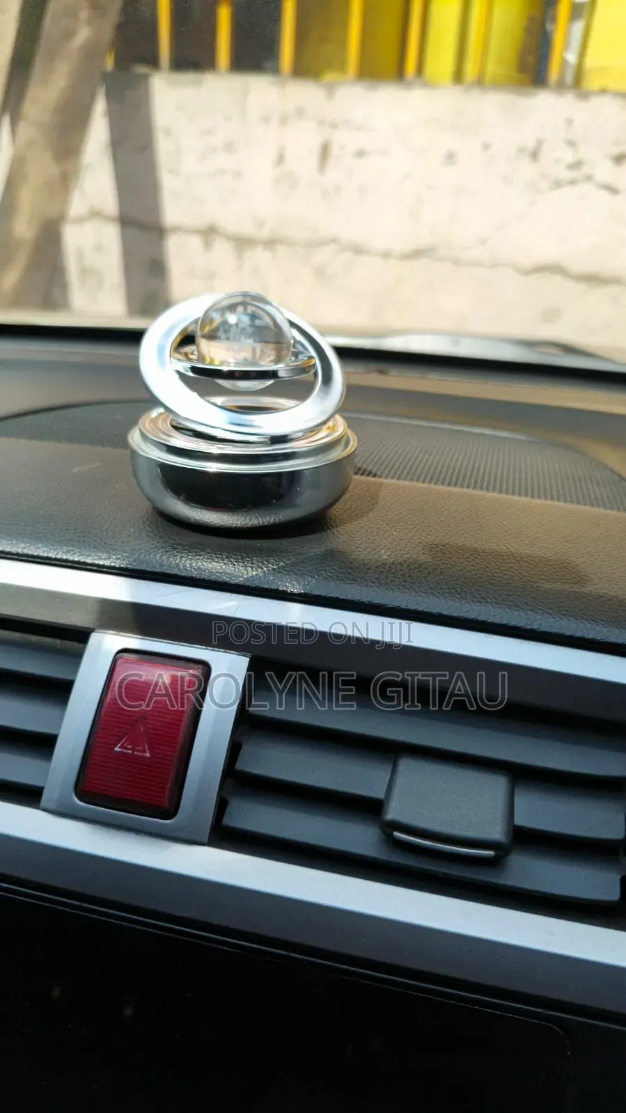 Solar Car Interior Dash Board Air Freshener Rotating Aroma