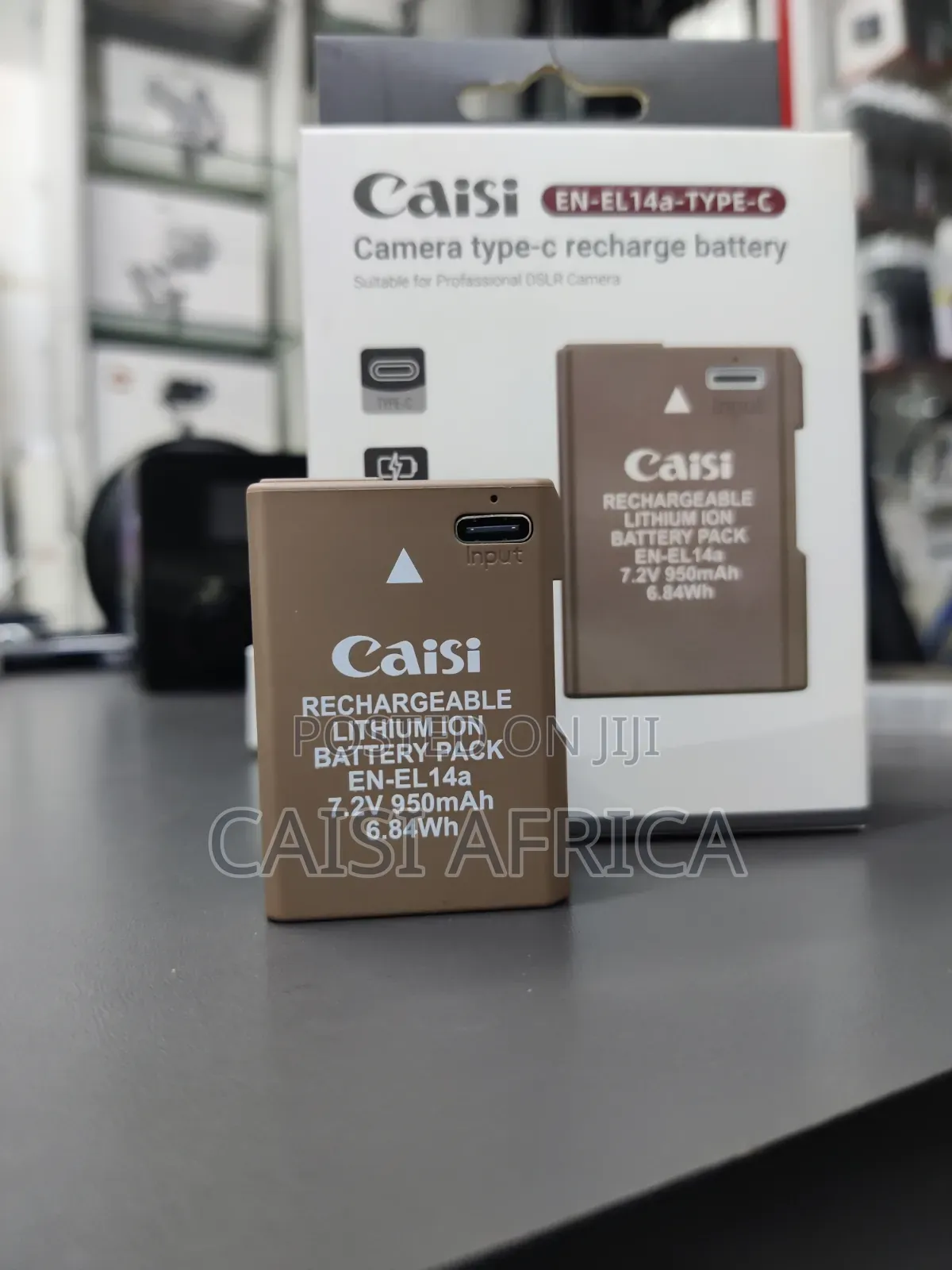 Caisi en-El14a Type-C Rechargeable Battery – 950mah