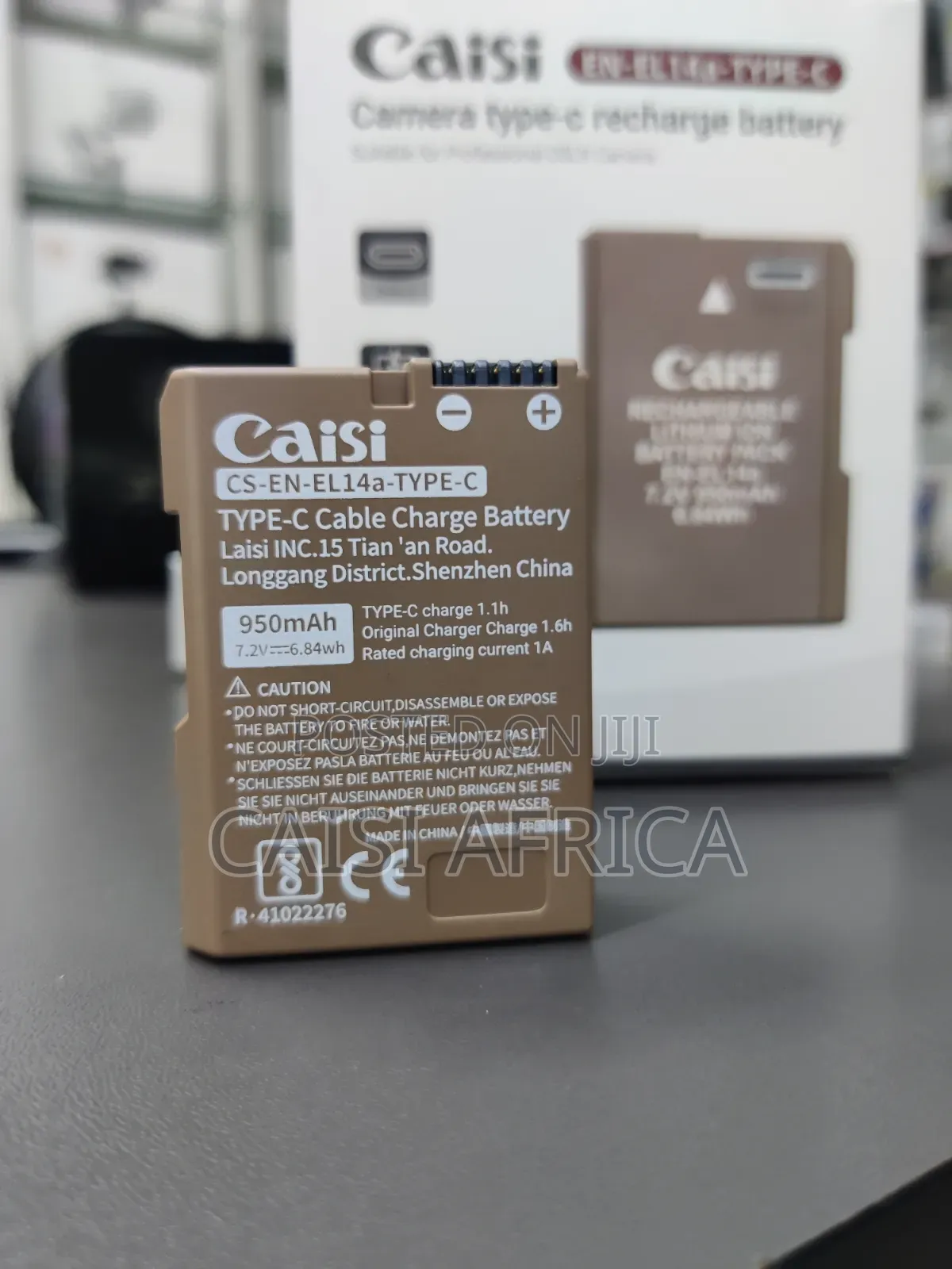 Caisi en-El14a Type-C Rechargeable Battery – 950mah