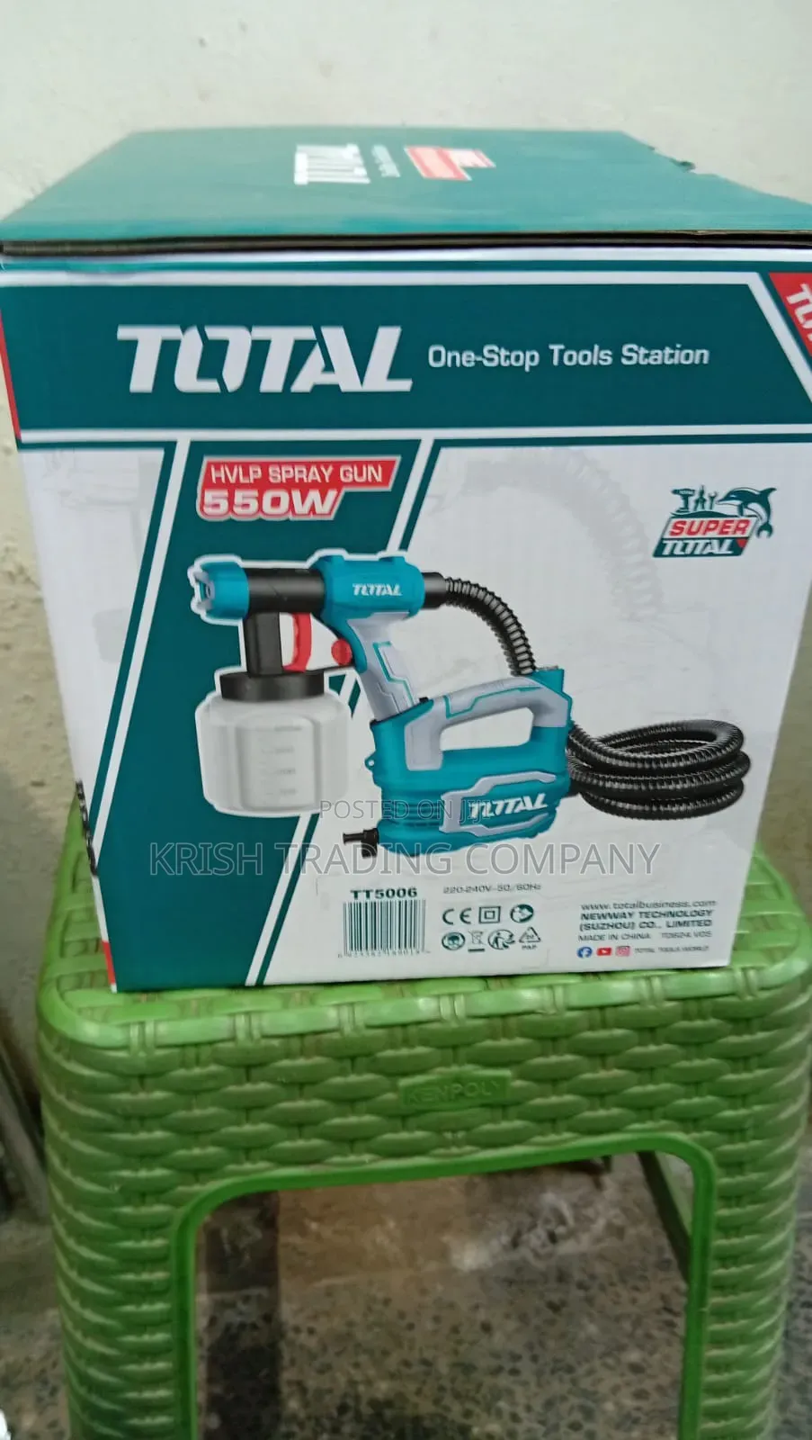 Total 550w HVLP Spray Gun