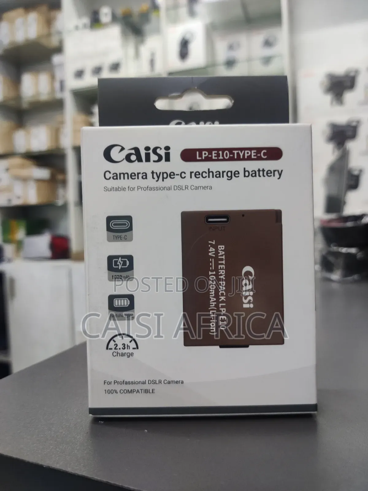 Caisi Lp-E10 -Type-C Rechargeable Battery 1020mah for Canon