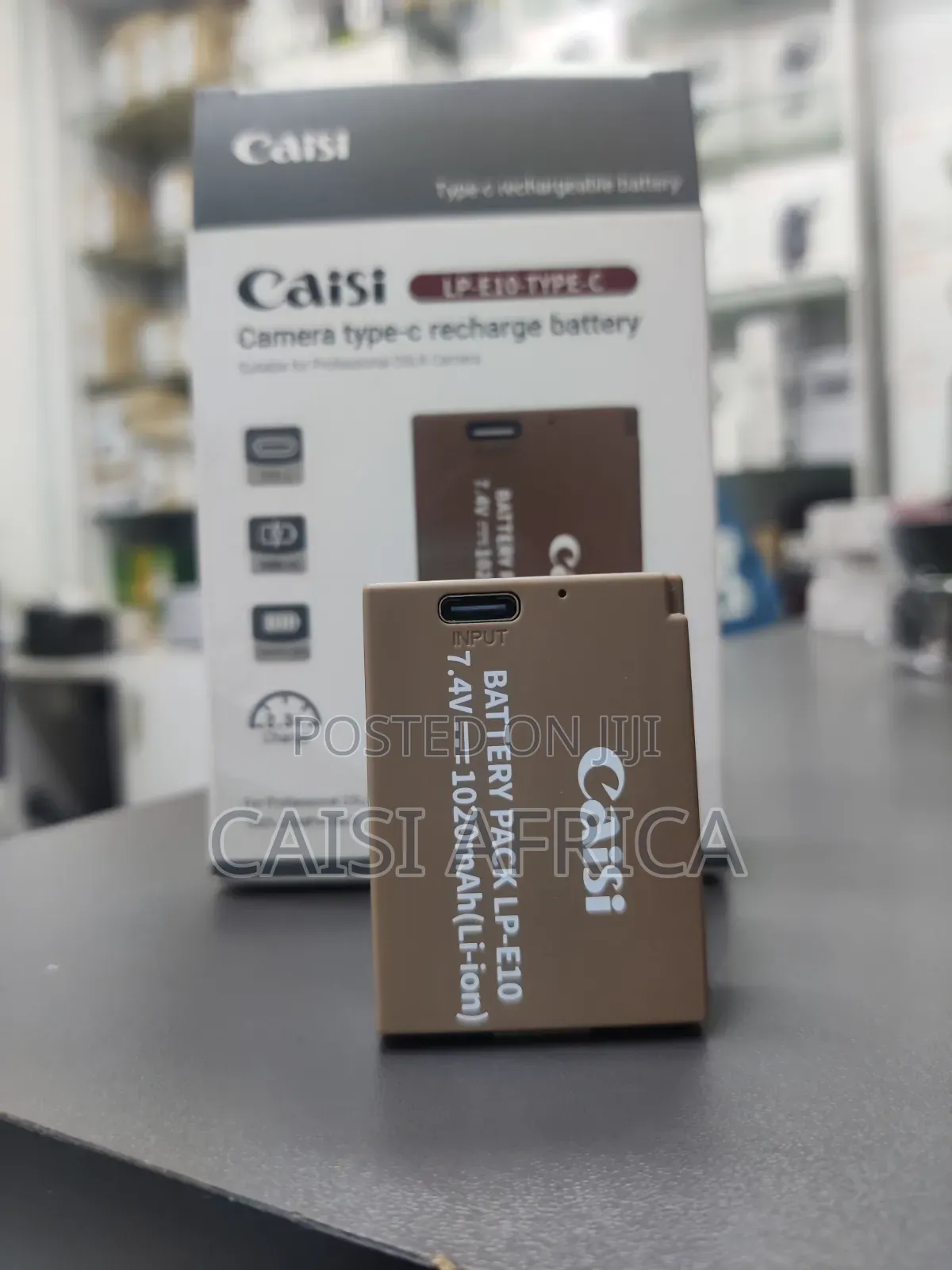 Caisi Lp-E10 -Type-C Rechargeable Battery 1020mah for Canon