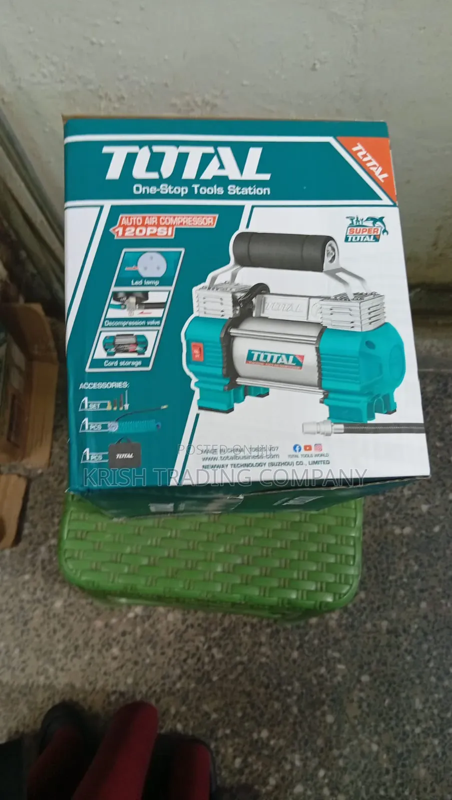 Total Auto Air Compressor 120 Psi