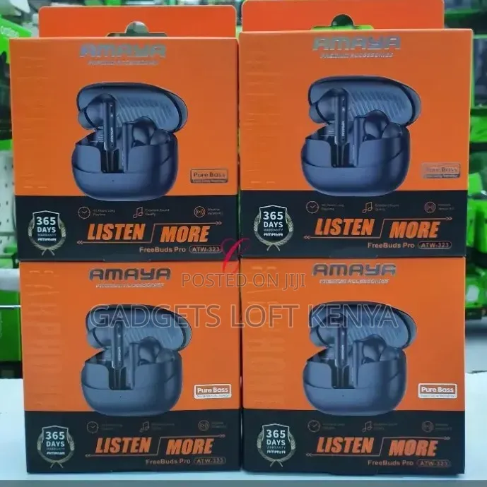 Amaya Freebuds Pro Atw-323 *40hrs Playtime* Pure Bass Earbuds