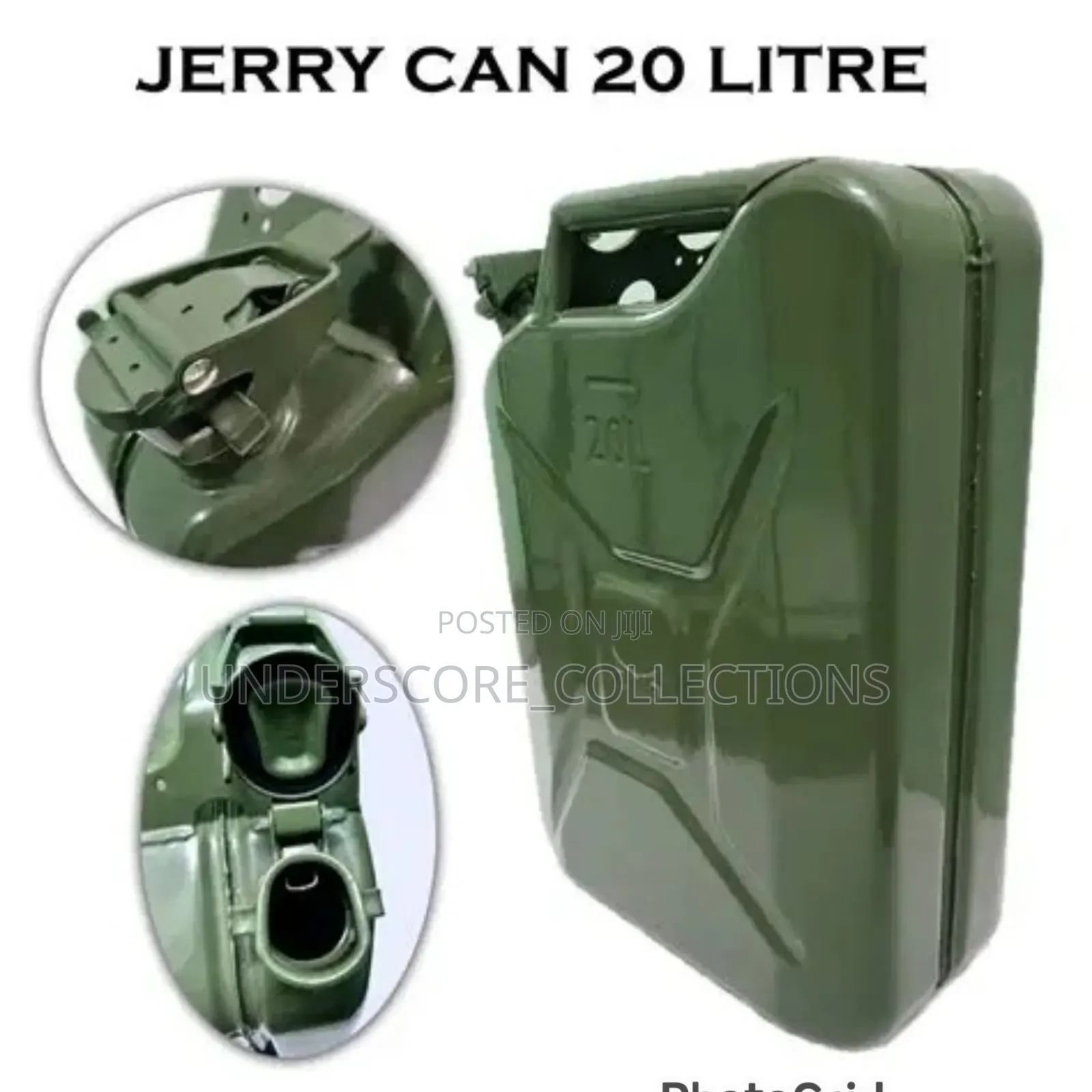 20-Litre Metallic Fuel Jerry Can