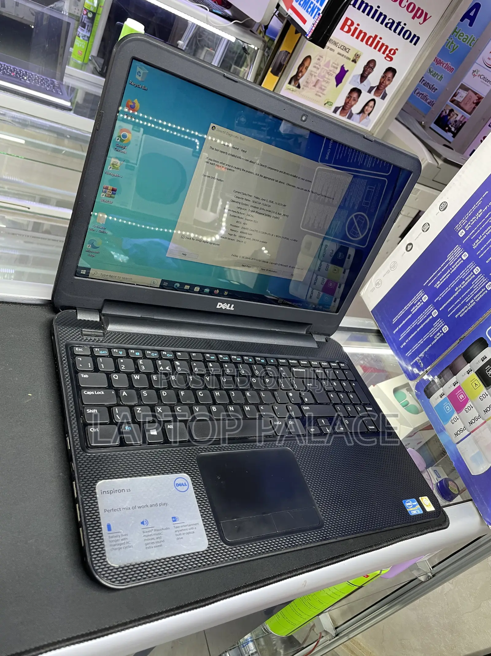Laptop Dell Inspiron 15 4GB Intel Core i3 HDD 1T