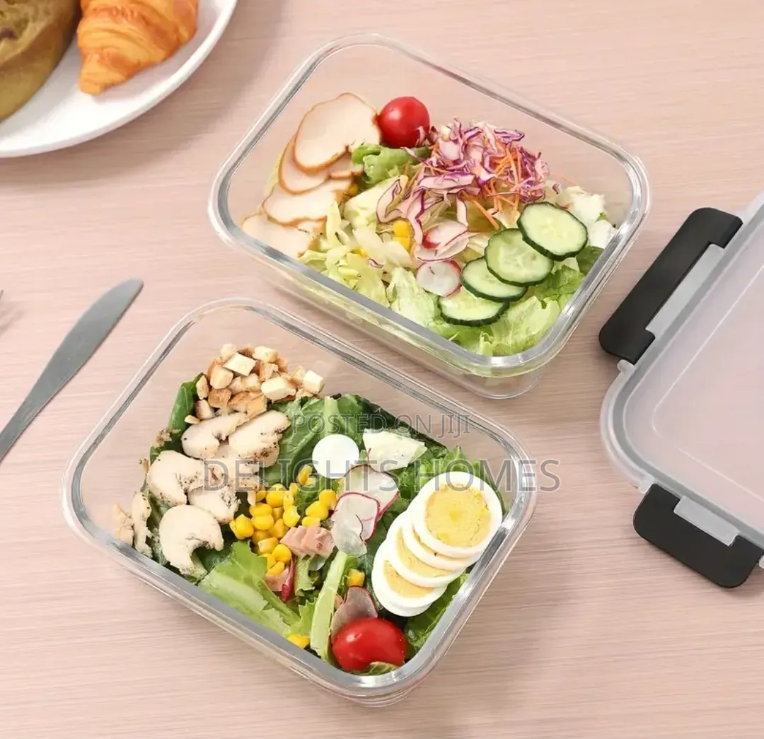 Large-Capacity Glass Food Storage Container-Car