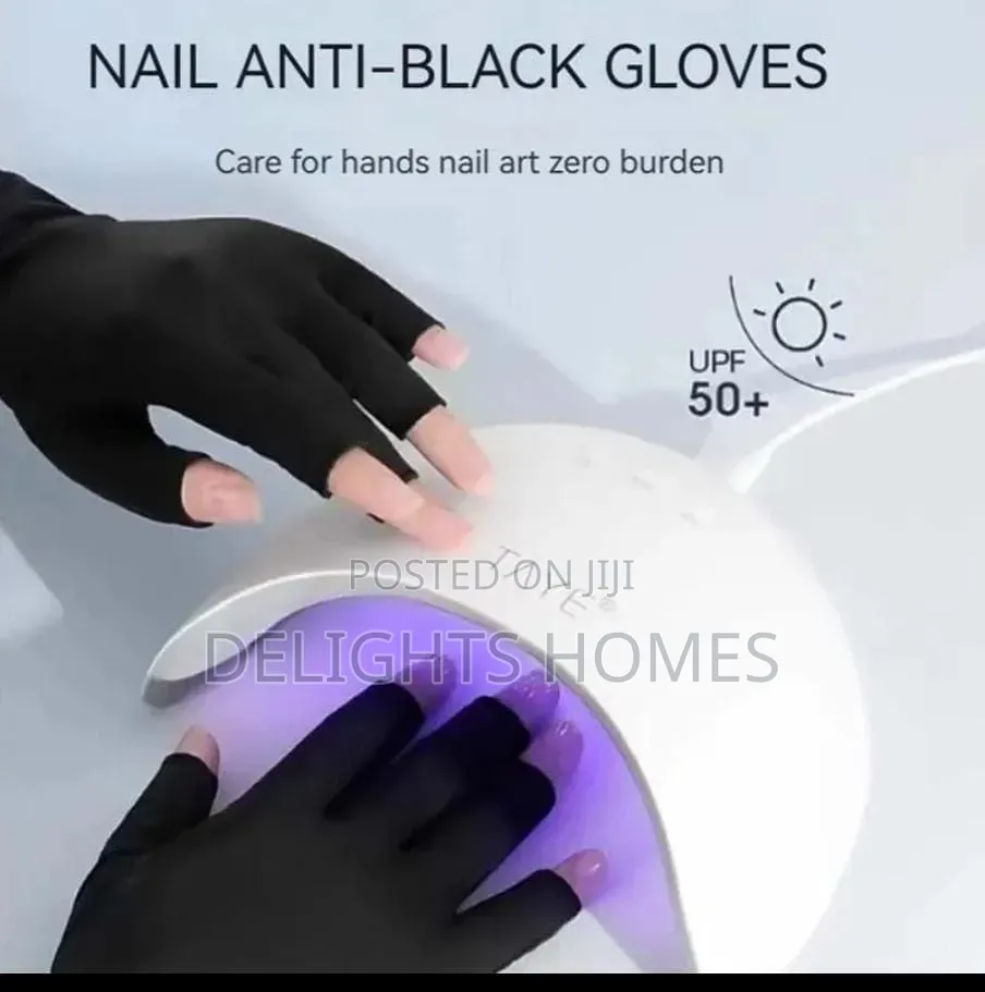 Anti Uv Radiation Gel Dryer Machine Protection Gloves_za