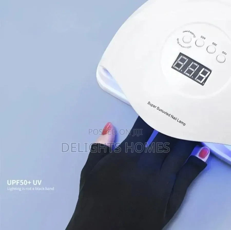Anti Uv Radiation Gel Dryer Machine Protection Gloves_za