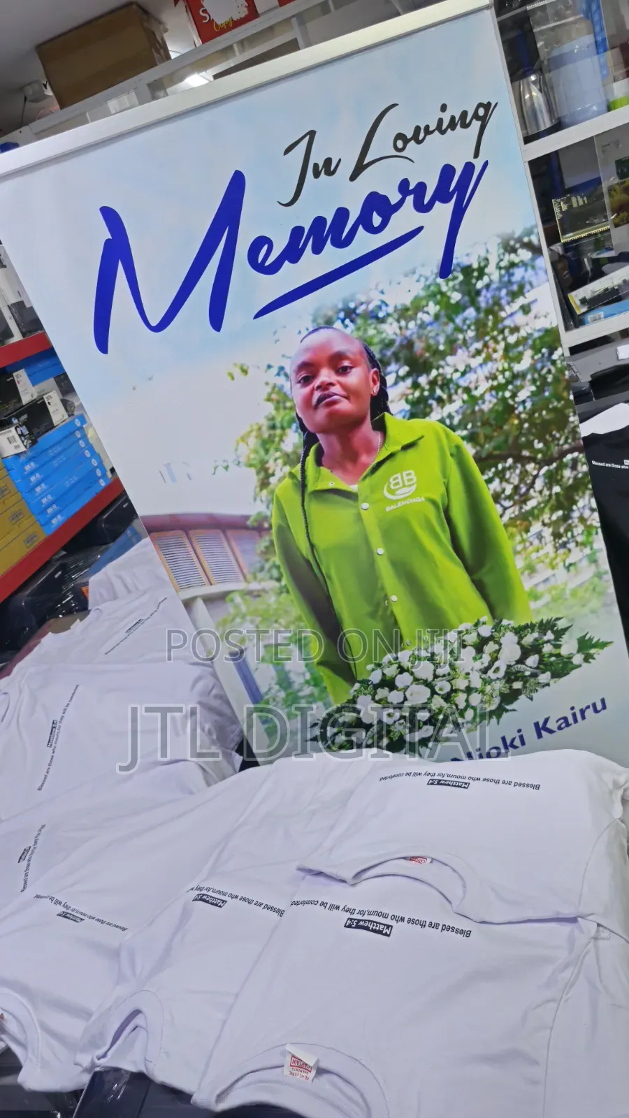 Pull-Up Banner Printing for Memorial/Burial Events