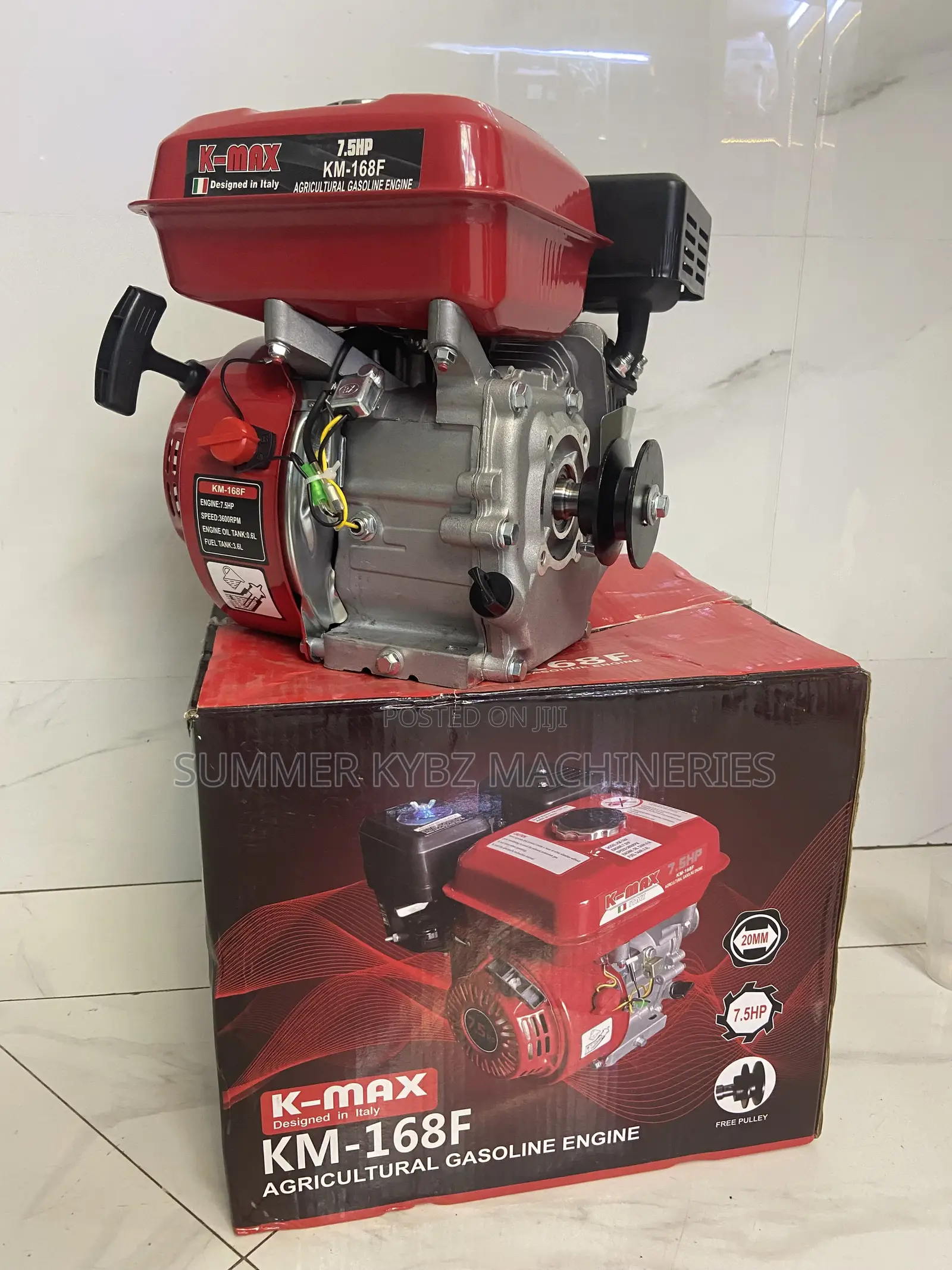 K-Max Km-168f, a 7.5hp Agricultural Gasoline Engine