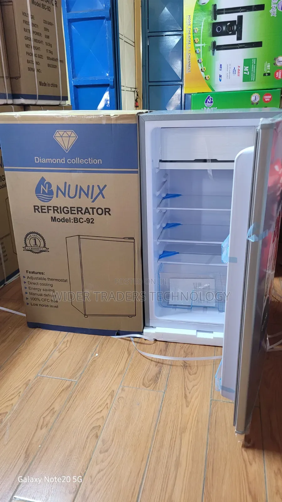 Nunix Bc-92 Single-Door Compact Refrigerator