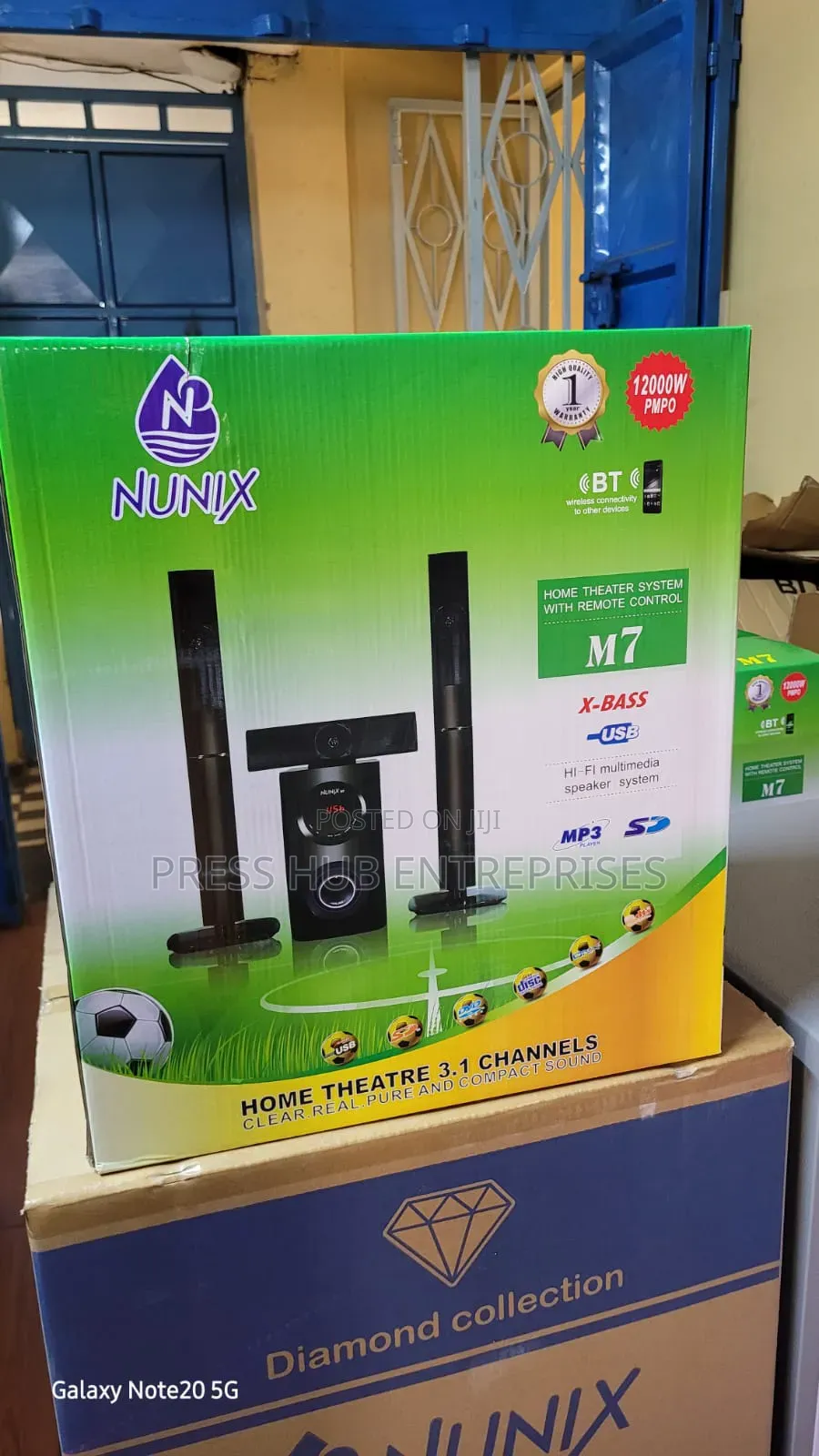 Nunix M7 3.1 Ch Home Theater System With Bluetooth, Usb, Sd Fm