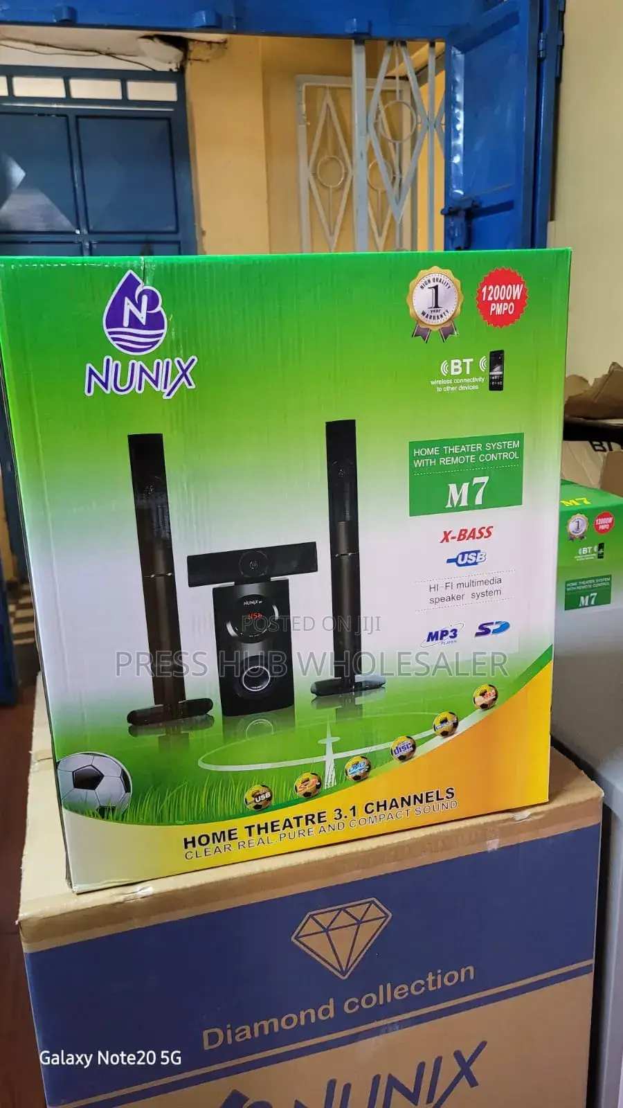 Nunix M7 3.1 Ch Home Theater System With Bluetooth, Usb, Sd Fm