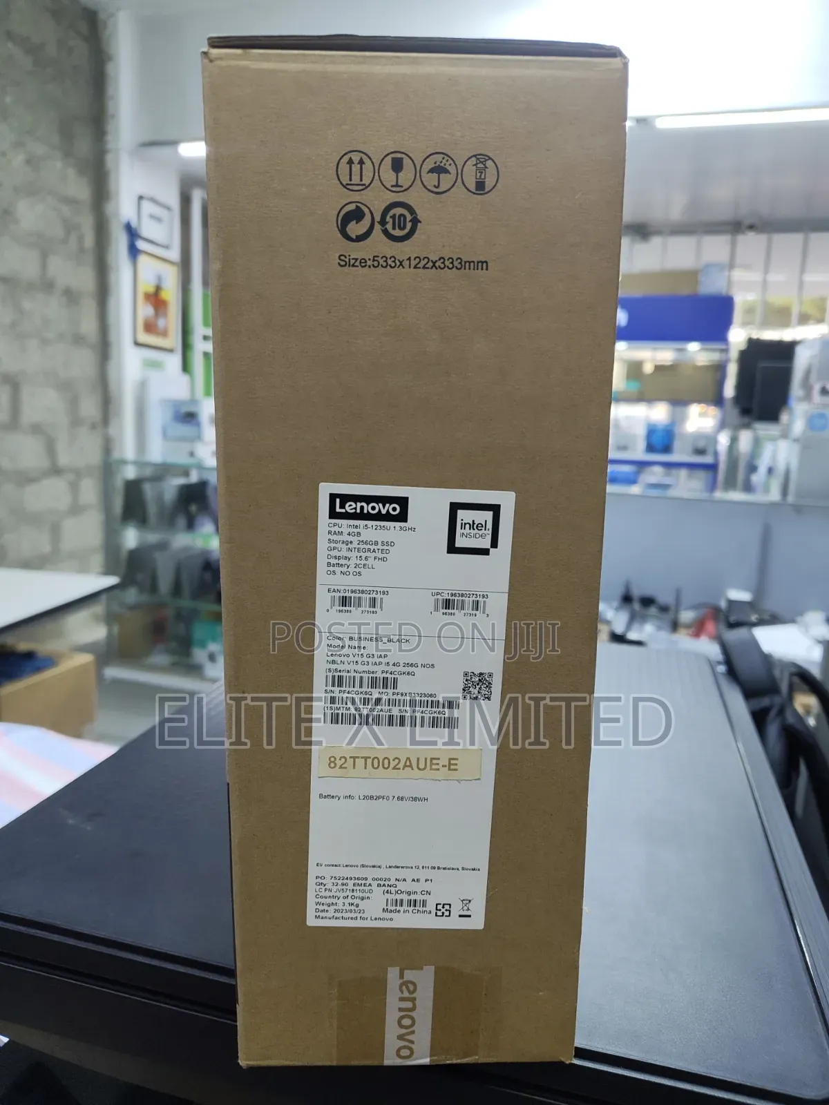 New Laptop Lenovo V15 G3 4GB Intel Core i5 SSD 256GB