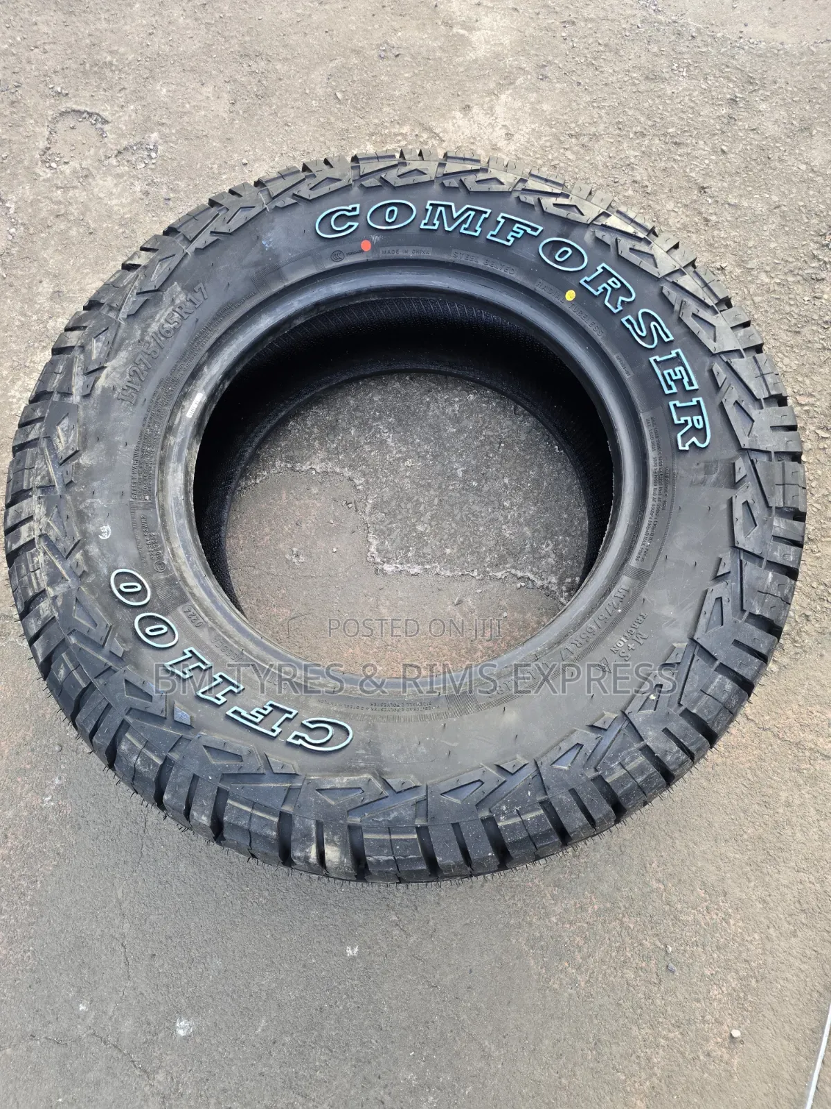 275 /65 R17 Comforser Tires (All Terrein)