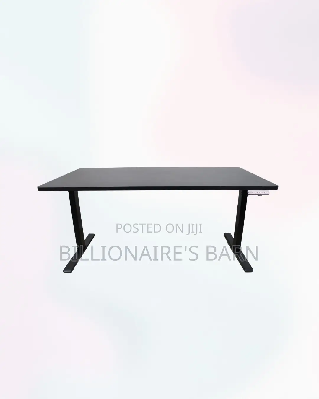 Dual Motor Electric Desk Executive Xl Ergonomic Workstation Black