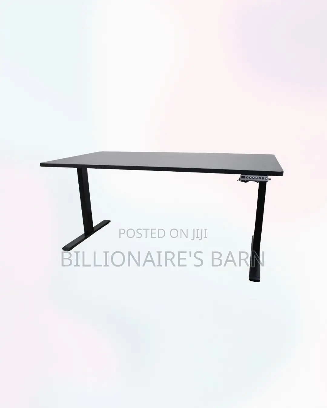 Dual Motor Electric Desk Executive Xl Ergonomic Workstation Black