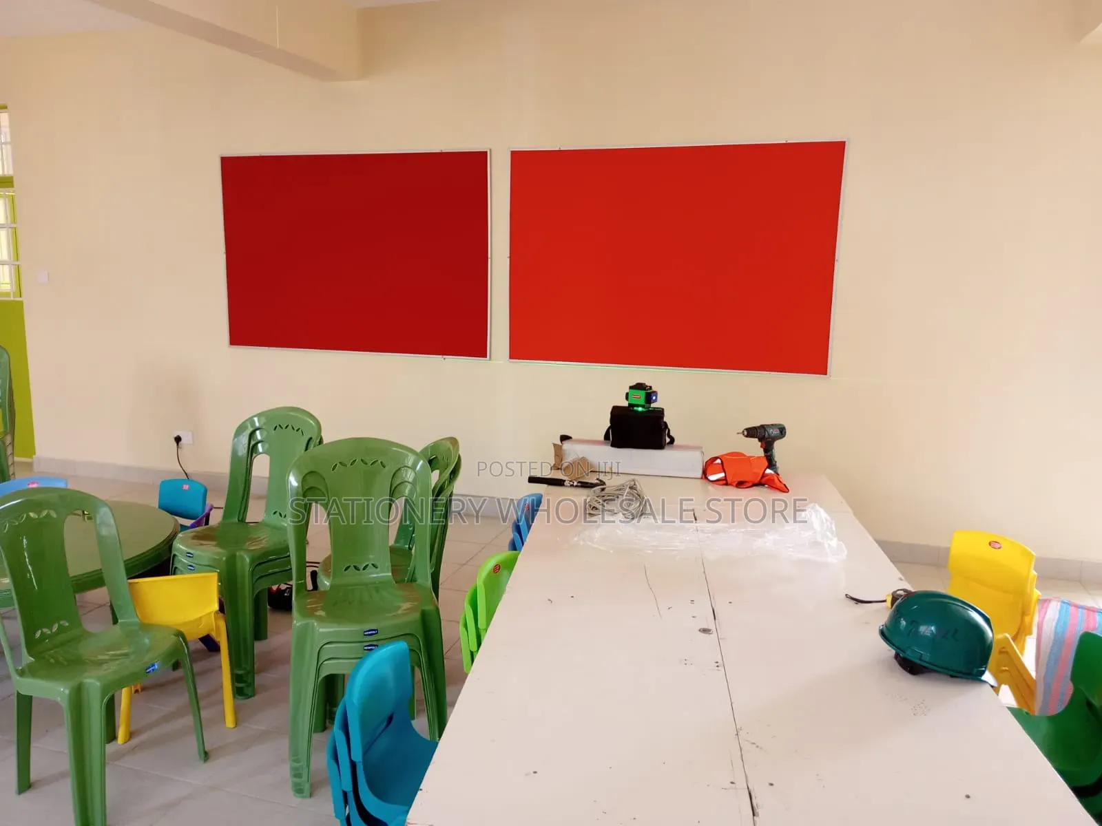 8ftx4ft Orange Noticeboard Pin Board Soft Board 180cm X 120cm
